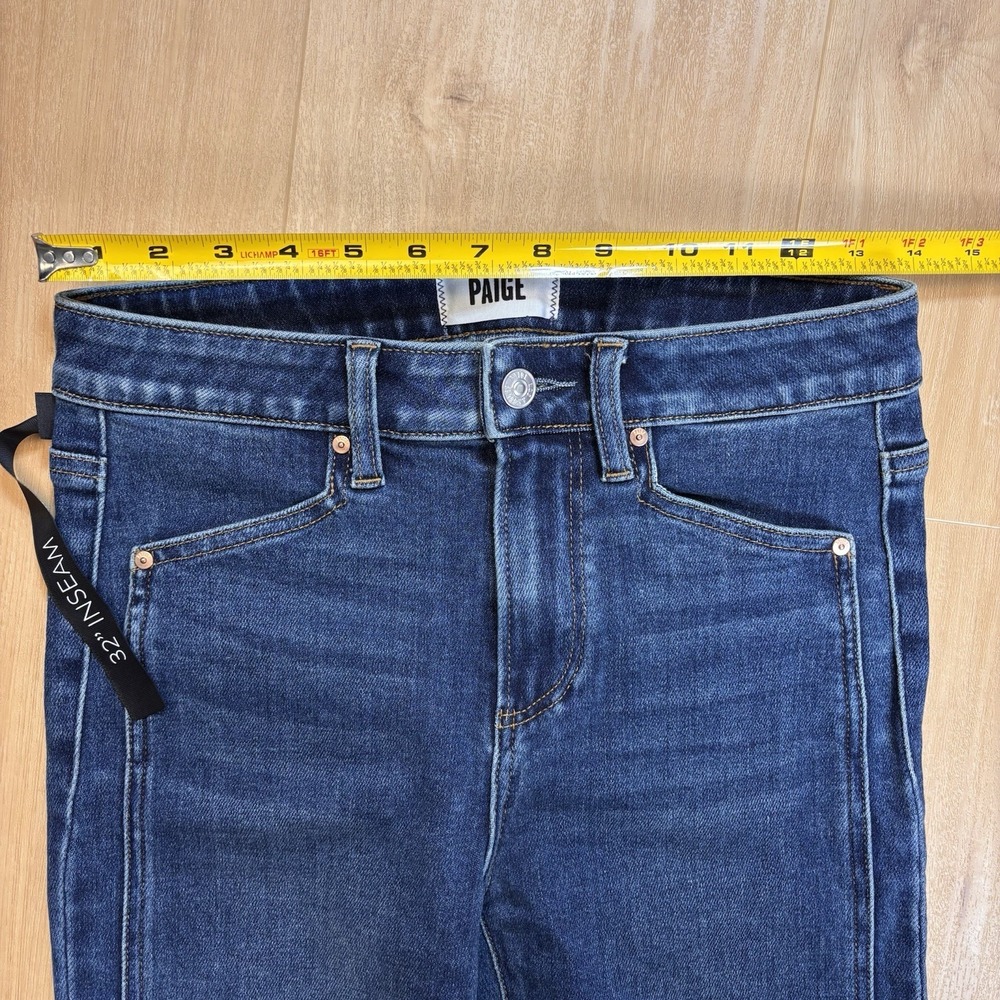 Paige Womens 26 Jeans High Rise Laurel Canyon New with Tags Flare Stretch - Picture 5 of 8